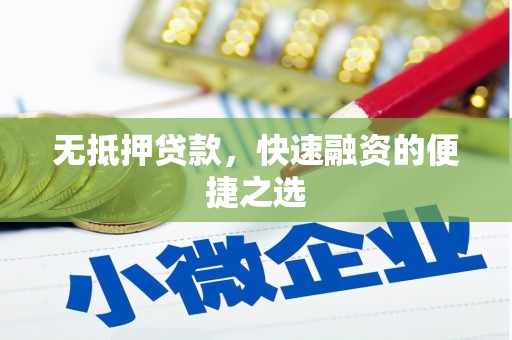 东乡族无抵押贷款，快速融资的便捷之选