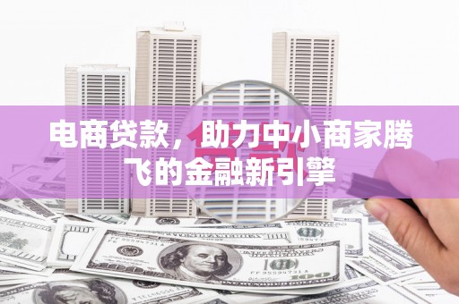 东乡族电商贷款，助力中小商家腾飞的金融新引擎