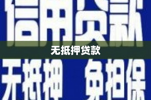 东乡族无抵押贷款