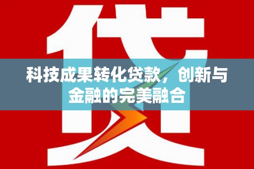 东乡族科技成果转化贷款，创新与金融的完美融合