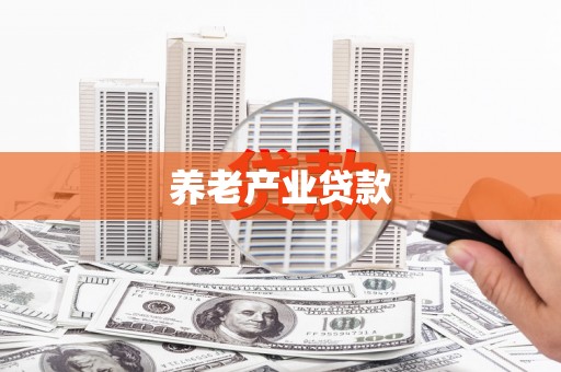 东乡族养老产业贷款