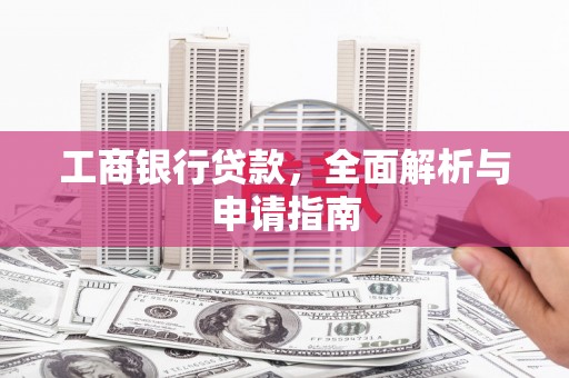 东乡族工商银行贷款，全面解析与申请指南