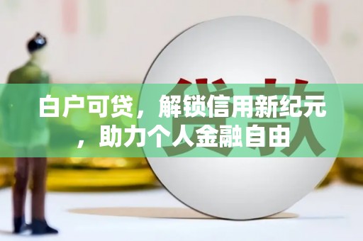 东乡族白户可贷，解锁信用新纪元，助力个人金融自由