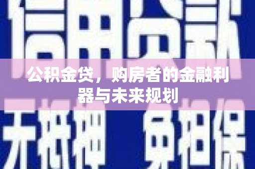 东乡族公积金贷，购房者的金融利器与未来规划