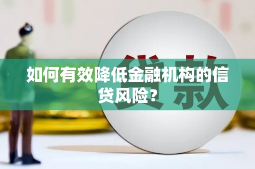 东乡族如何有效降低金融机构的信贷风险？