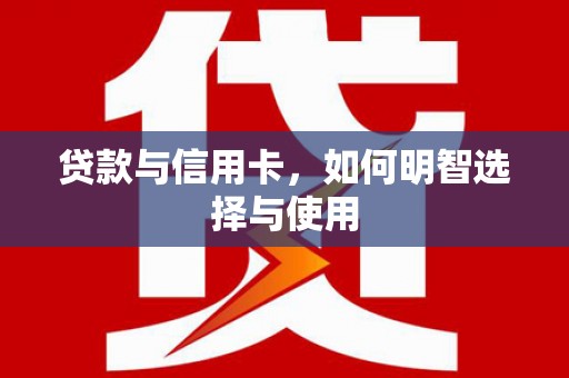 东乡族贷款与信用卡，如何明智选择与使用