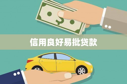 东乡族信用良好易批贷款