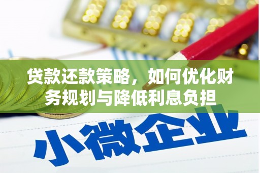 东乡族贷款还款策略，如何优化财务规划与降低利息负担