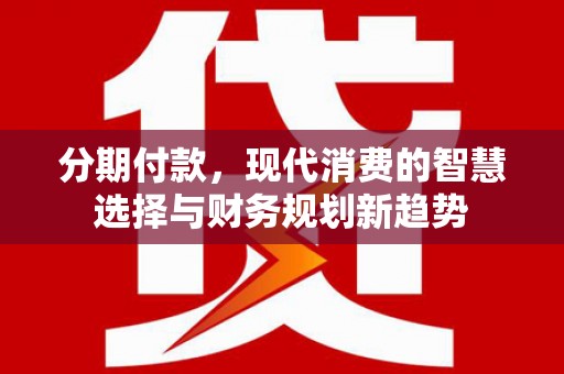 东乡族分期付款，现代消费的智慧选择与财务规划新趋势