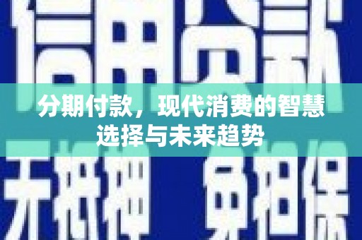 东乡族分期付款，现代消费的智慧选择与未来趋势