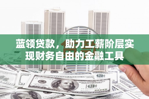东乡族蓝领贷款，助力工薪阶层实现财务自由的金融工具