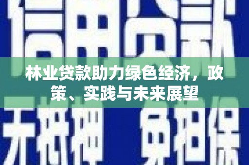 东乡族林业贷款助力绿色经济，政策、实践与未来展望