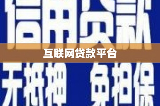东乡族互联网贷款平台