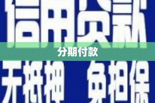 东乡族分期付款