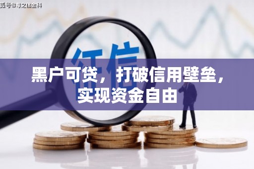 东乡族黑户可贷，打破信用壁垒，实现资金自由
