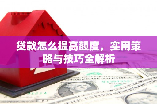 东乡族贷款怎么提高额度，实用策略与技巧全解析