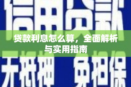 东乡族贷款利息怎么算，全面解析与实用指南