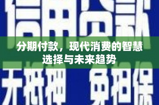 东乡族分期付款，现代消费的智慧选择与未来趋势