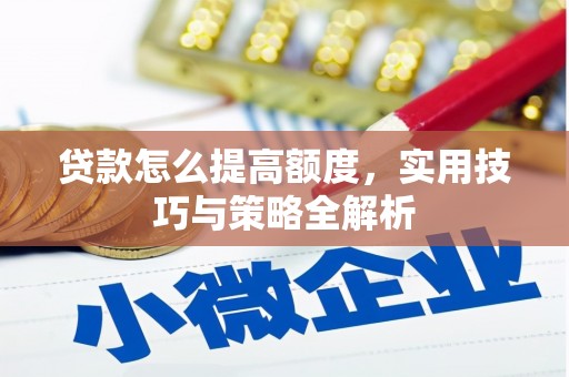 东乡族贷款怎么提高额度，实用技巧与策略全解析