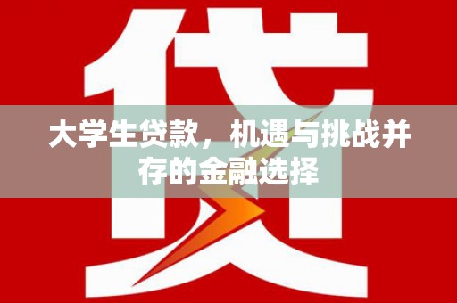 东乡族大学生贷款，机遇与挑战并存的金融选择