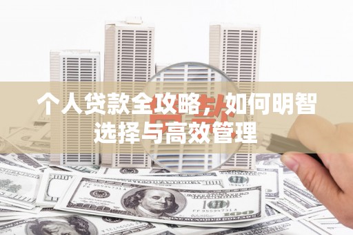 东乡族个人贷款全攻略，如何明智选择与高效管理