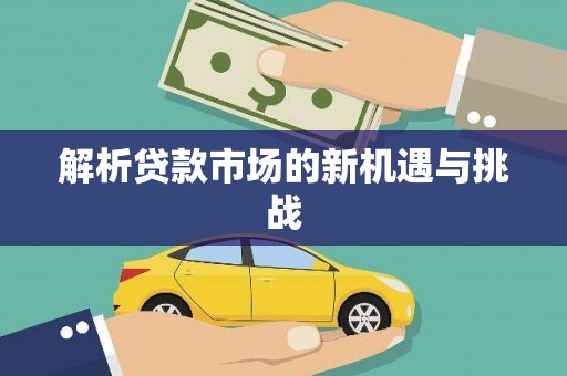 东乡族解析贷款市场的新机遇与挑战