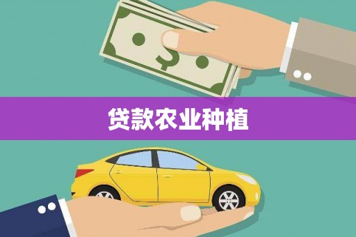 东乡族贷款农业种植